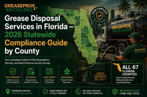 Grease Disposal Services in Florida — 2026 Statewide Compliance Guide by County