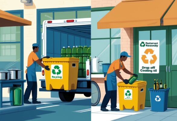 Used Cooking Oil Pickup vs Drop-Off: Choosing the Right Collection Method for Your Restaurant