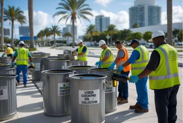 Locked Containers & Used Cooking Oil Collection: Why It Matters in Miami-Dade