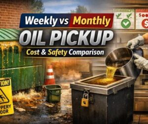 Weekly vs Monthly Oil Pickup: Cost & Safety Comparison (What Most Kitchens Should Choose)