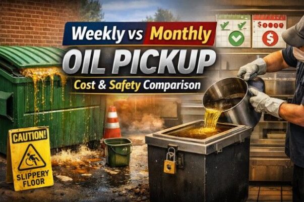 Weekly vs Monthly Oil Pickup: Cost & Safety Comparison (What Most Kitchens Should Choose)