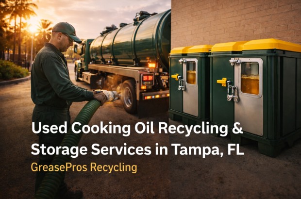 Used Cooking Oil Recycling & Storage Services in Tampa, FL | GreasePros Recycling
