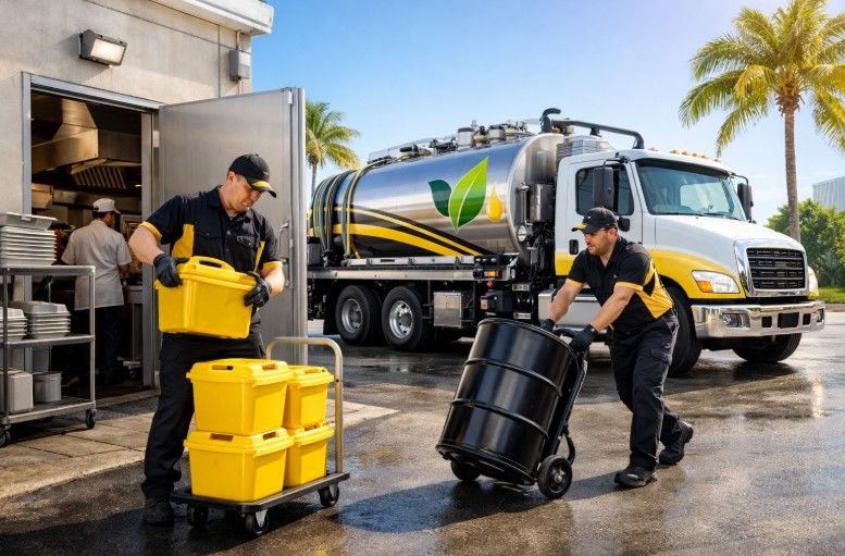 Used Cooking Oil Pickup Services for Florida Restaurants and Commercial Kitchens