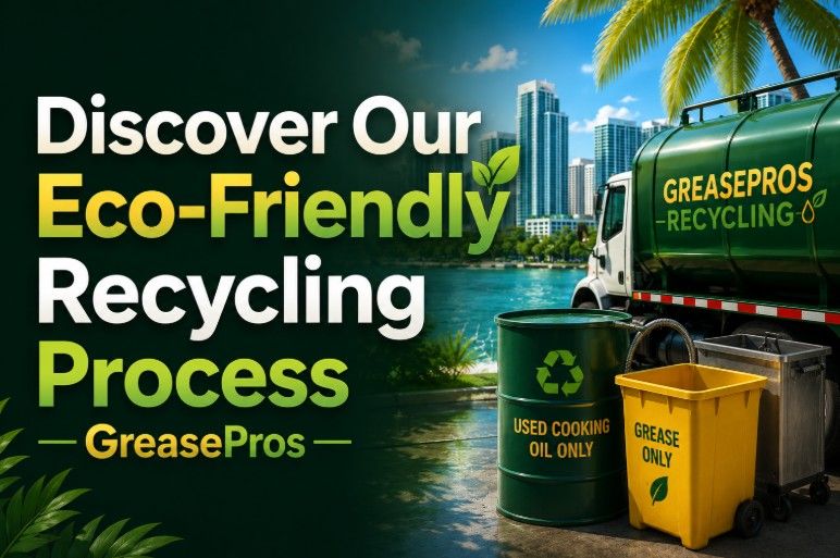 What Is the GreasePros Recycling Used Cooking Oil Collection Process?