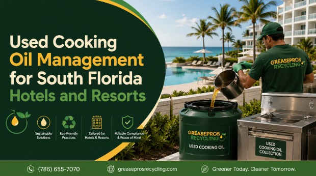 Used Cooking Oil Management for South Florida Hotels and Resorts