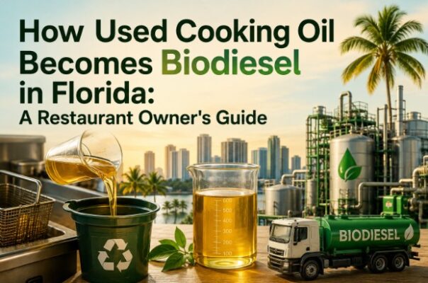 How Used Cooking Oil Becomes Biodiesel in Florida: A Restaurant Owner’s Guide