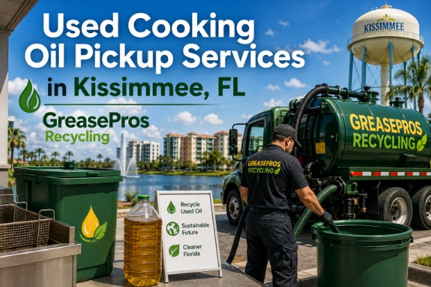 Used Cooking Oil Pickup Services in Kissimmee, FL – GreasePros Recycling