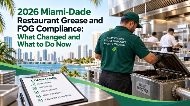 2026 Miami-Dade Restaurant Grease and FOG Compliance: What Changed and What to Do Now