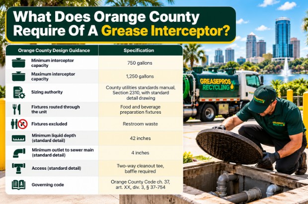 What Does Orange County Require of a Grease Interceptor?